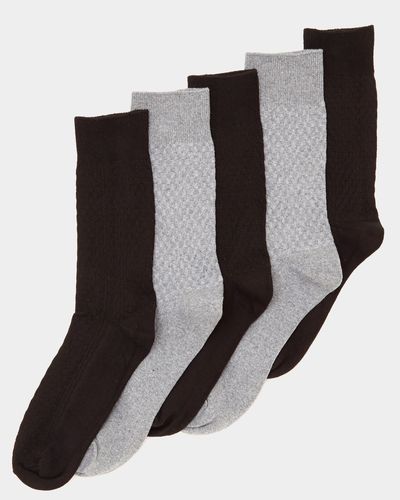 Textured Modal Socks - Pack Of 5